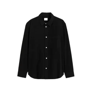 Casual Full Sleeve Black Shirt For Man