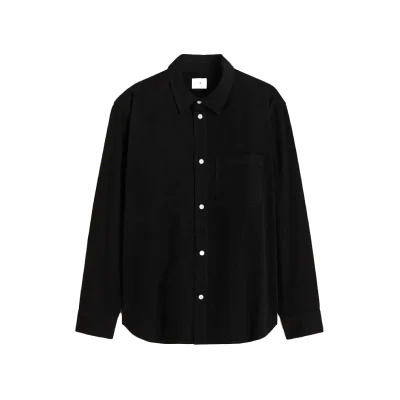 Casual Full Sleeve Black Shirt For Man